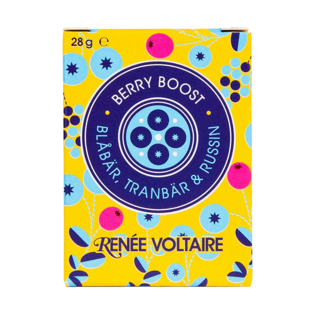Berry Boost Mustikka, Karpalo & Rusina 6x28g