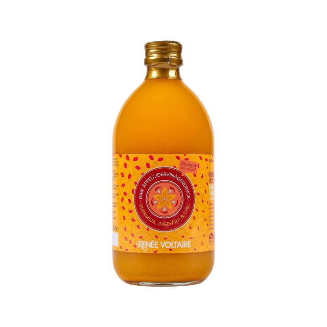 Omenaviinietikkajuoma Kurkuma, Inkivääri & Chili LUOMU 500ml