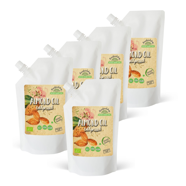 Manteliöljy kylmäpuristettu LUOMU 1000ml x 5 pulloa