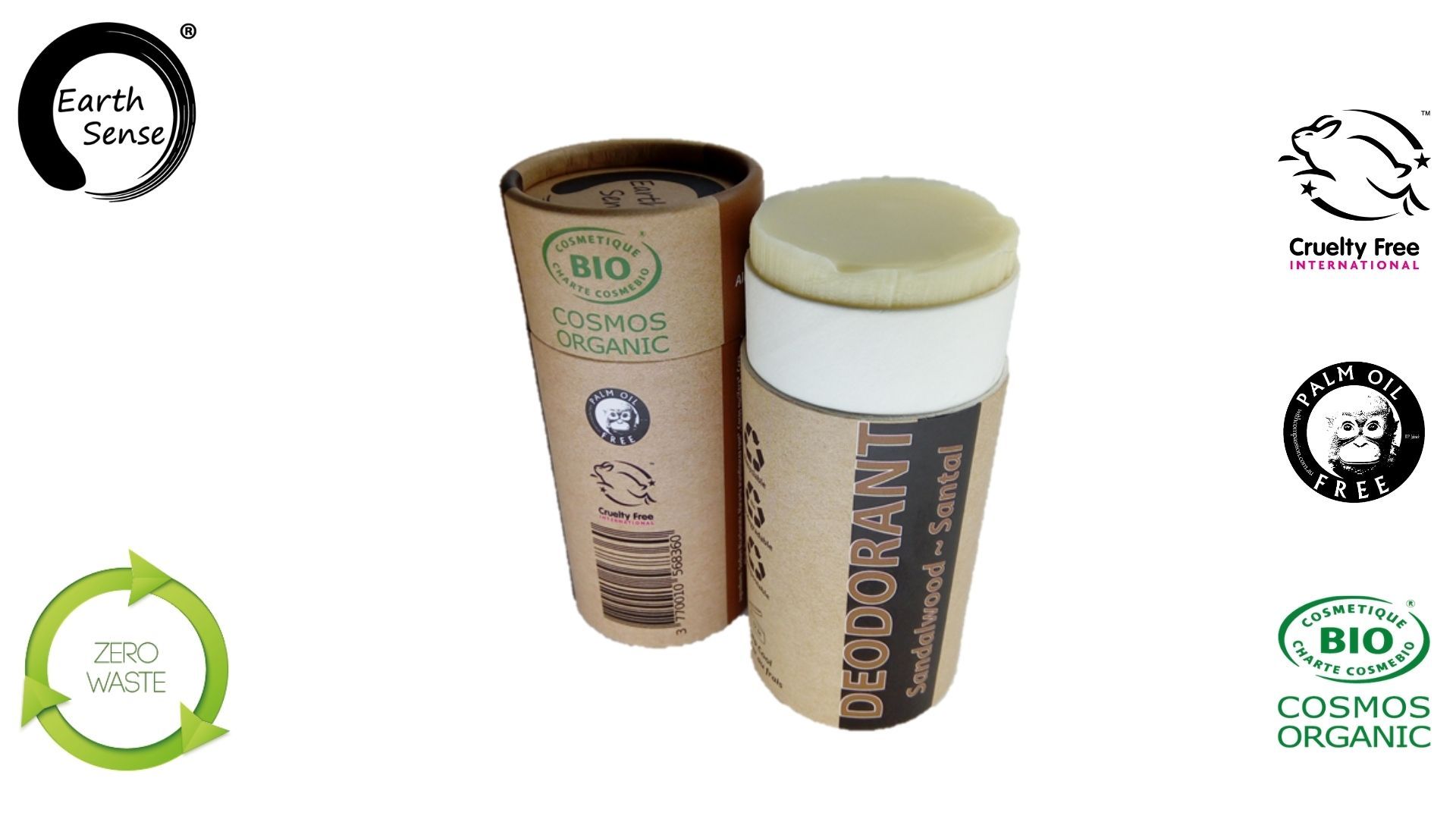 Earth Sense Deodorant Santelipuu 100ml