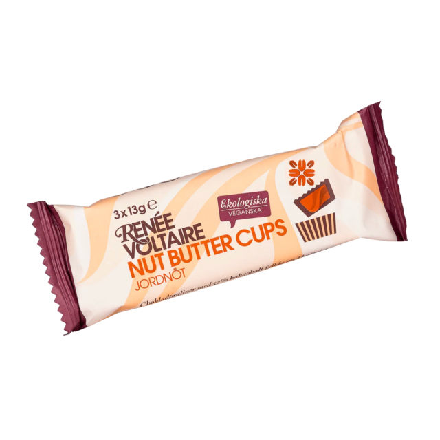 Nut Butter Cups Maapähkinä LUOMU 3x13g