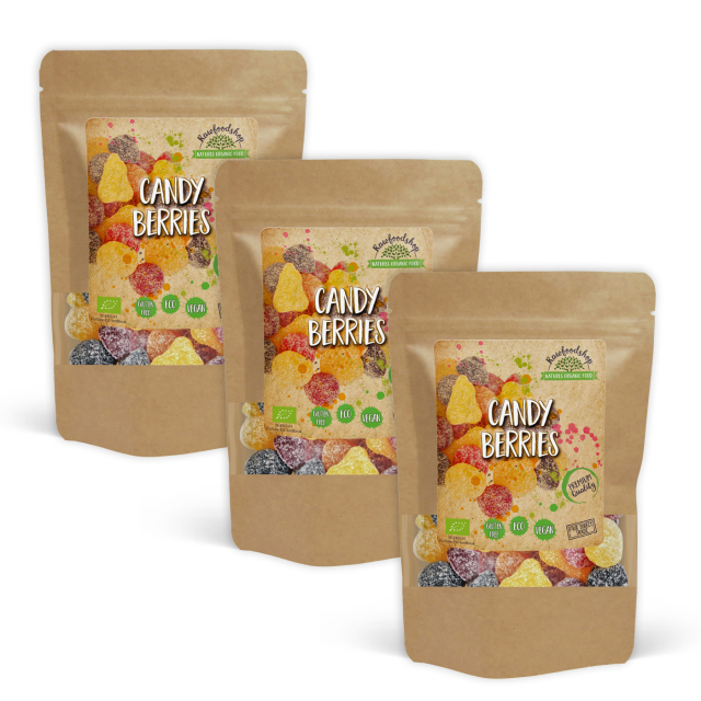 Karkkimarjat LUOMU 100g x 3 pakettia