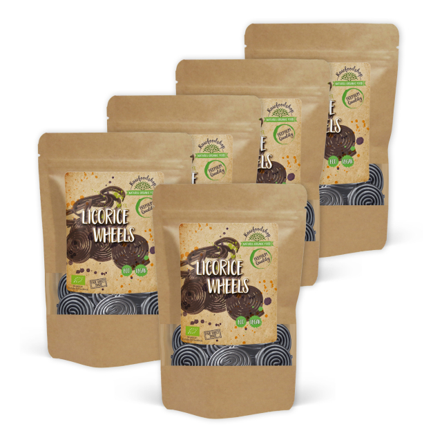 Lakritsirullat LUOMU 100g x 5 pakettia