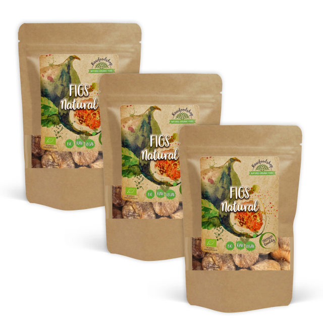 Viikunat LUOMU 1kg x 3 pakettia