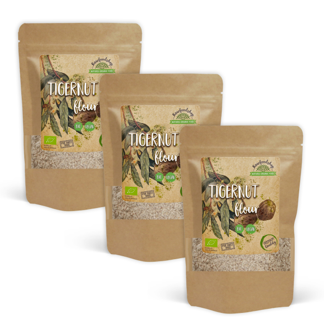 Tiikeripähkinäjauho LUOMU 1kg x 3 pakettia