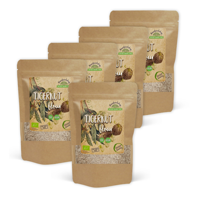 Tiikeripähkinäjauho LUOMU 1kg x 5 pakettia