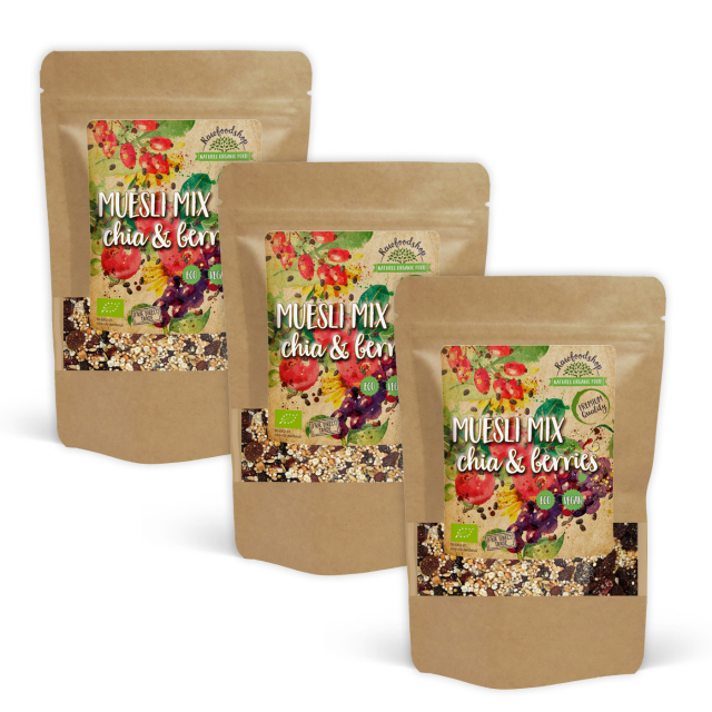 Muslimix Chialla & Marjoilla LUOMU 400g x 3 pakettia