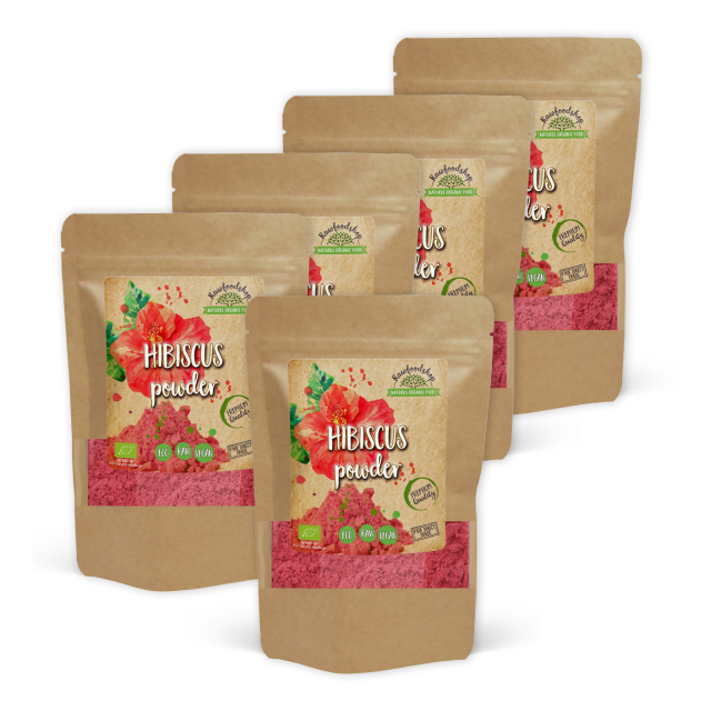 Hibiscusjauhe LUOMU 125g x 5 pakettia