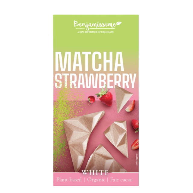 Benjamissimo Matcha & Mansikka LUOMU 60g