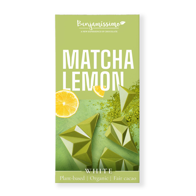 Suklaa Valkoinen Matcha & Sitruuna LUOMU 60g