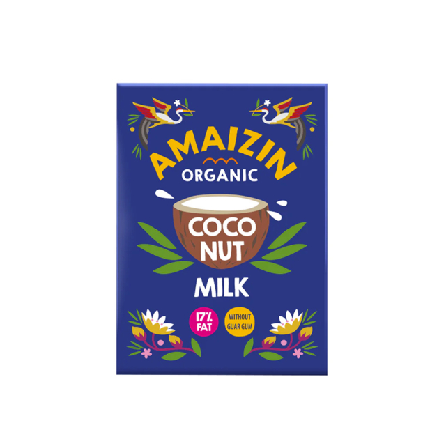 Amaizin Kookosmaito 17% rasvaa LUOMU 500 ml