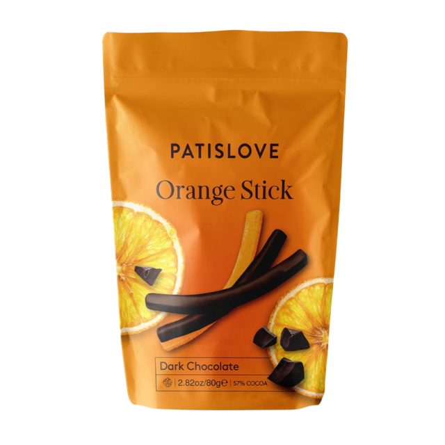 Appelsiinitikut Tummassa Suklaassa 80 g
