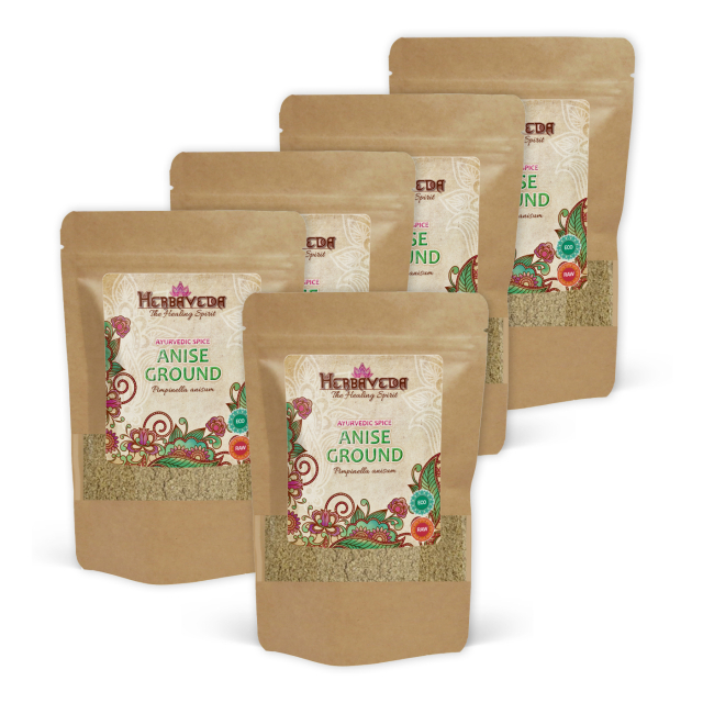 Anis Jauhettu LUOMU 50g x 5 pakettia