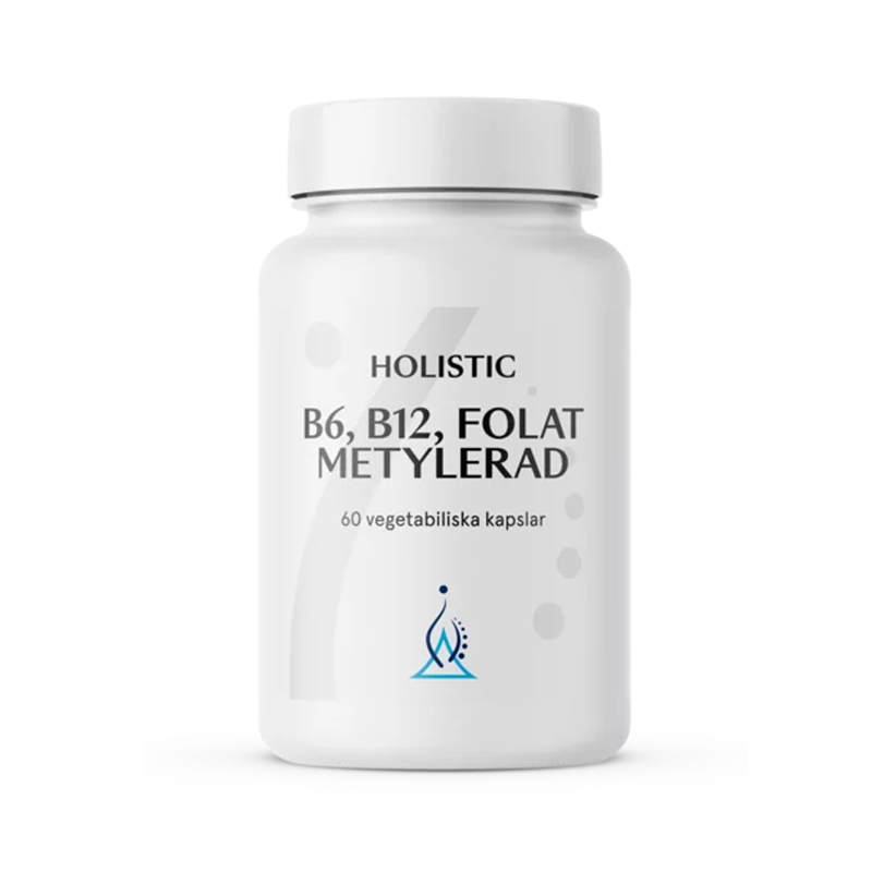 Holistic B6, B12, Folaatti Metyloitu 60 kapselia