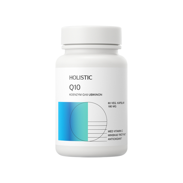 Holistic Q10 180mg, 60 kapselia