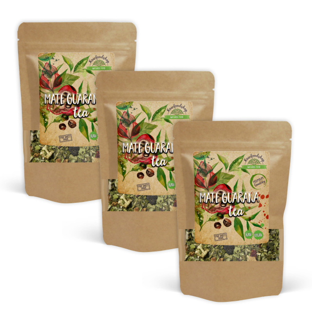 Maté Guarana Tee 50g x 3 pakettia