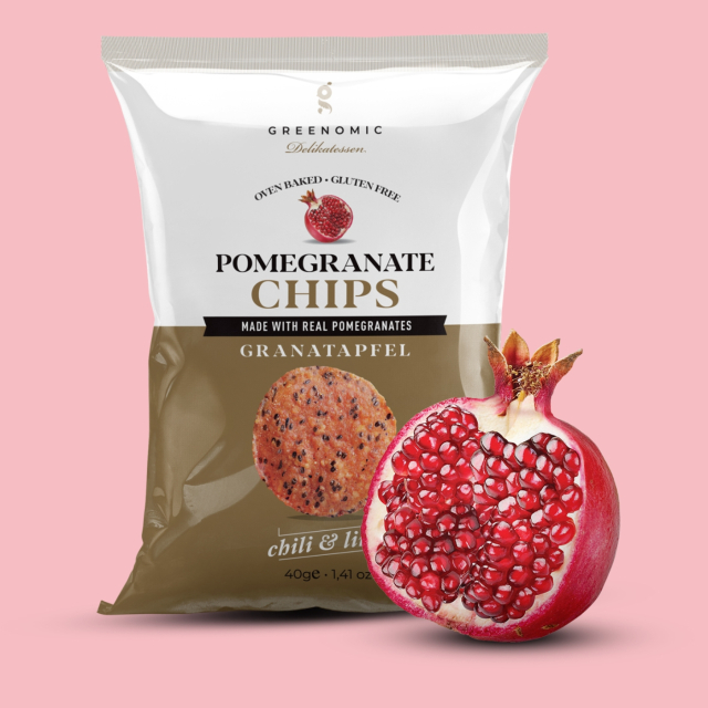 Granaattiomena Sipsit – Chili & Lime 40g