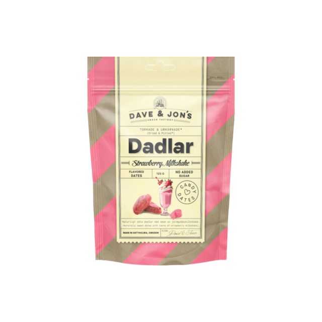 Taatelit Strawberry Milkshake 125g