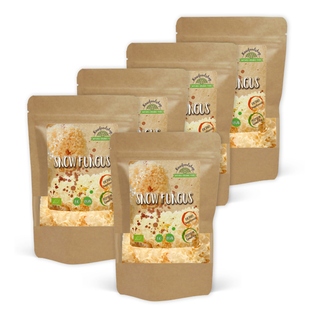 Snow Fungus Koko LUOMU 125g x 5 pakettia