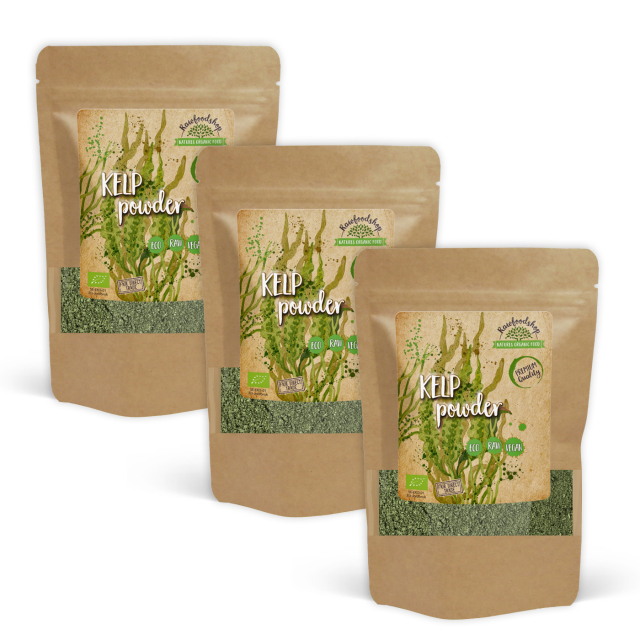 Kelp Jauhe LUOMU 250g x 3 pakettia
