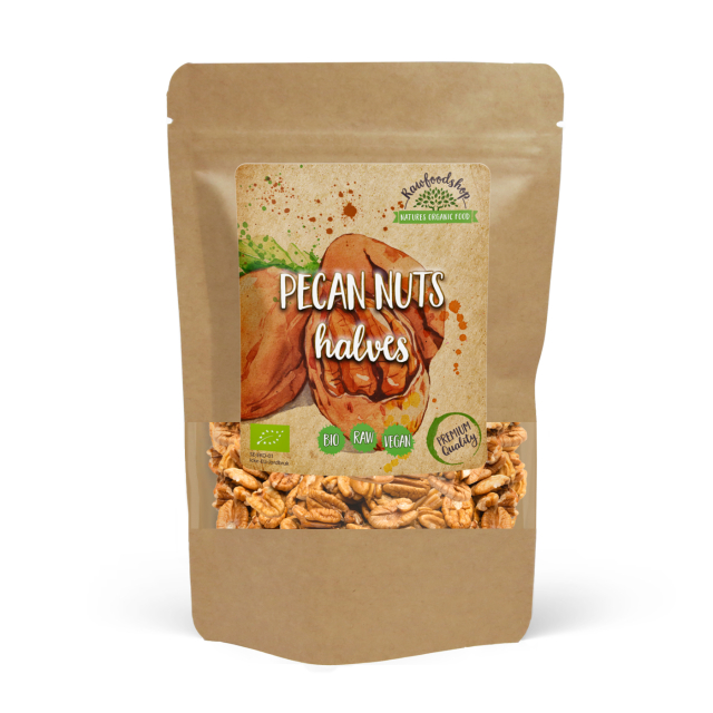 Pekaanipähkinät Premium RAW LUOMU 500g