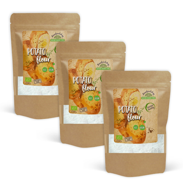 Perunajauho LUOMU 1kg x 3 pakettia
