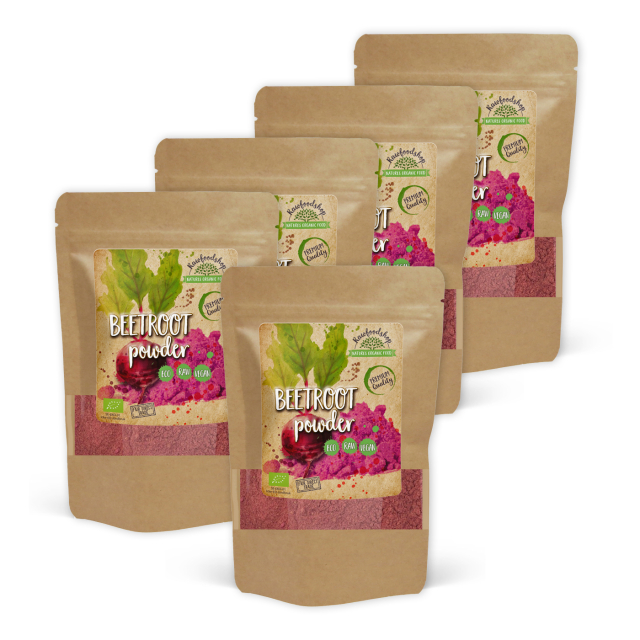 Rödbetspulver EKO 250g x 5 pakettia