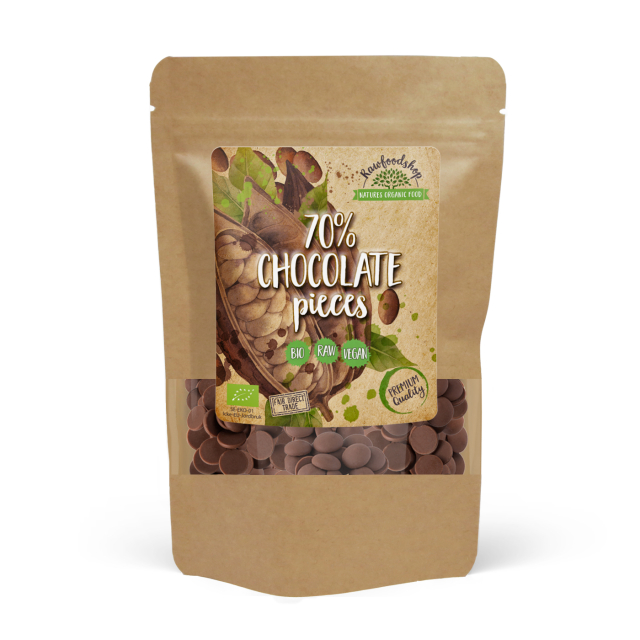 Perulaiset suklaanapit 70% LUOMU 500g