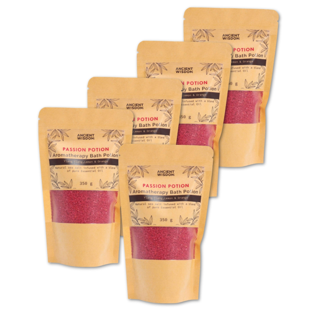 Kylpysuola Passion 350g x 5 pakettia