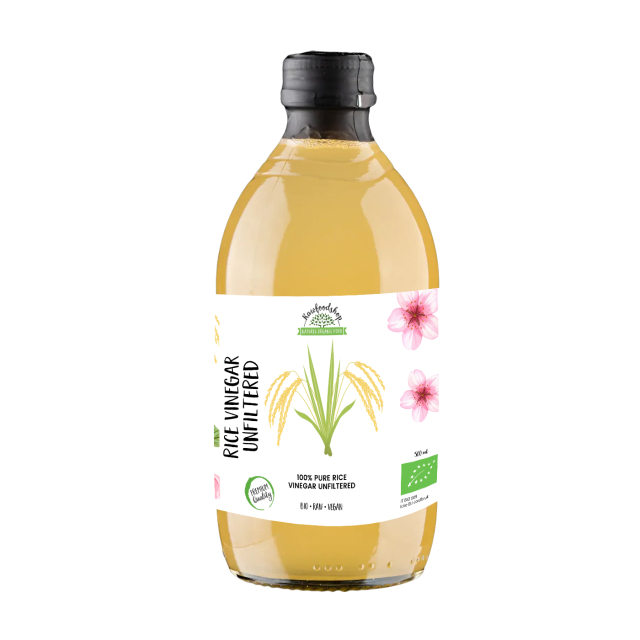 Riisiviinietikka Suodattamaton RAW LUOMU 500ml