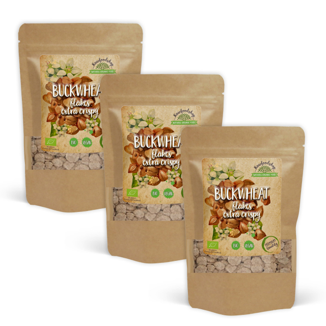 Tattarileseet Rapeat LUOMU 200g x 3 pakettia