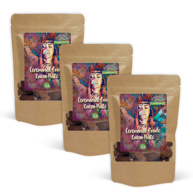 Seremonialaatuinen Kaakaomassa 200g x 3 pakettia