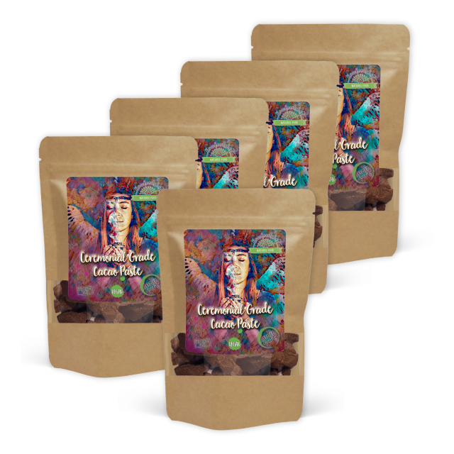 Seremonialaatuinen Kaakaomassa 200g x 5 pakettia