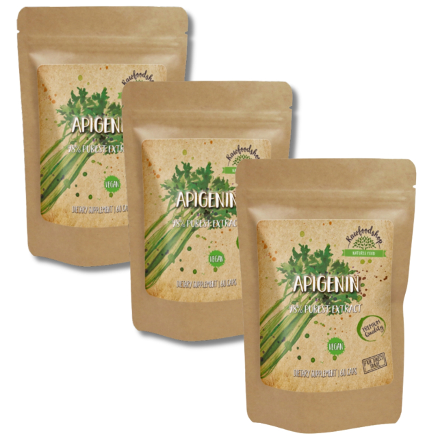 Apigenin Extract 100mg 60 kapselia x 3 pakettia