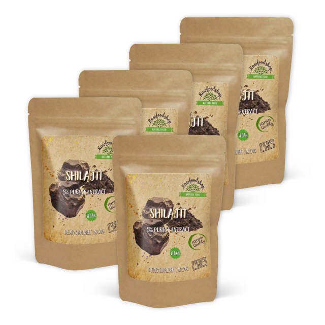 Shilajit Extract 500mg 60 kapselia x 5 pakettia