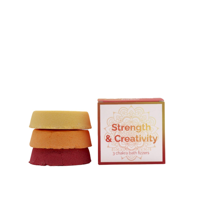 Kylpypommit Chakra – Voima & Luovuus 3 kpl
