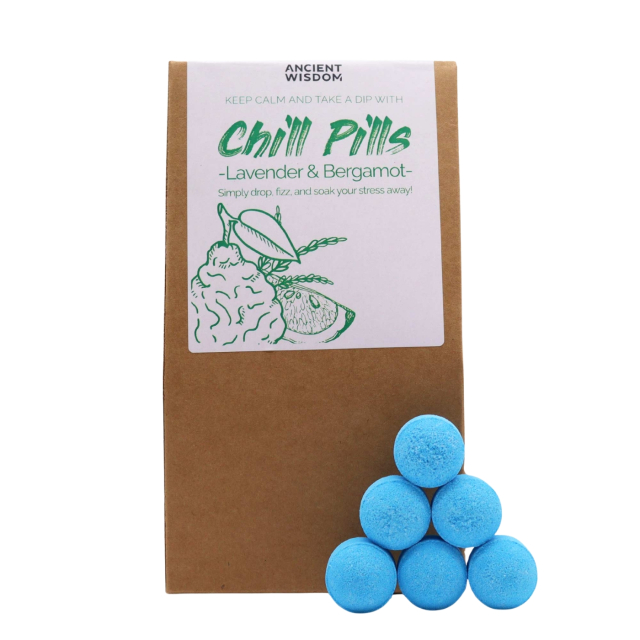 Chill Pills Kylpypommit Laventeli & Bergamotti 350g