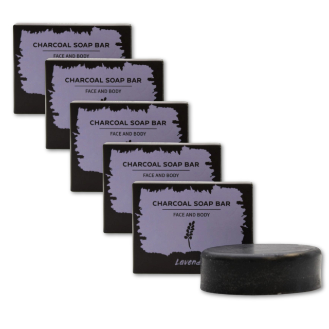 Laventeli Saippua Aktiivihiili 85g x 5 kpl