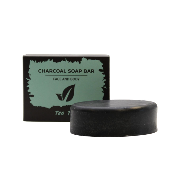 Tea Tree Saippua Aktiivihiili 85g