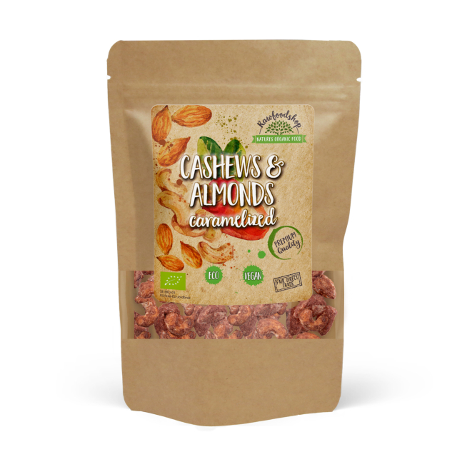 Cashew & Manteli Karamellisoitu LUOMU 200g
