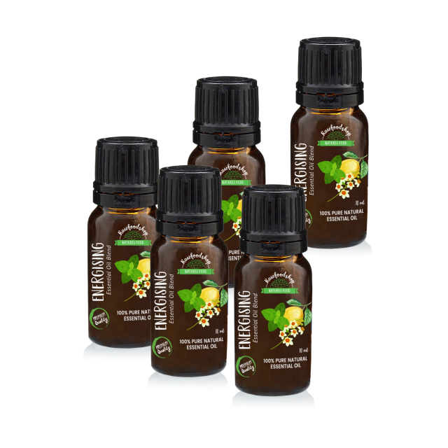Energising Essential Oil Blend 10mlx 5 pulloa