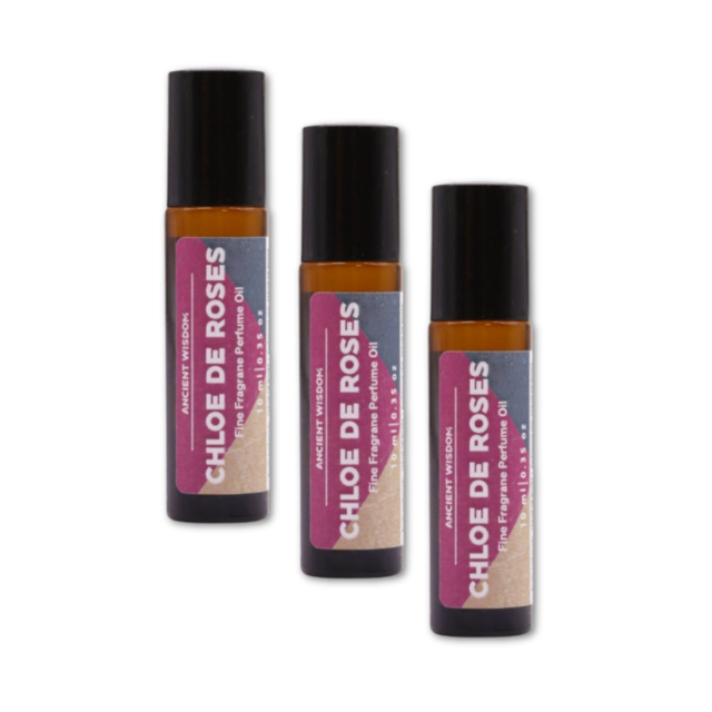 Chloe de Roses Parfyymiöljy 10ml x 3 kpl