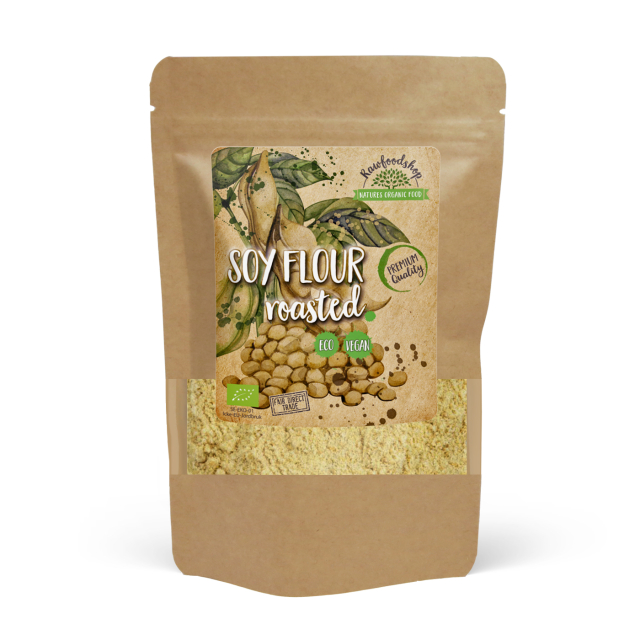 Soijajauho Paahdettu LUOMU 500g