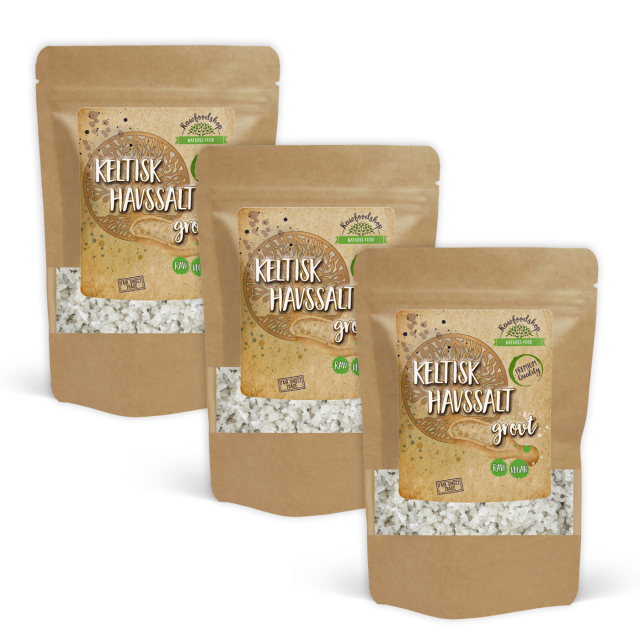 Karkea Celtic Merisuola 1kg x 3 pakettia