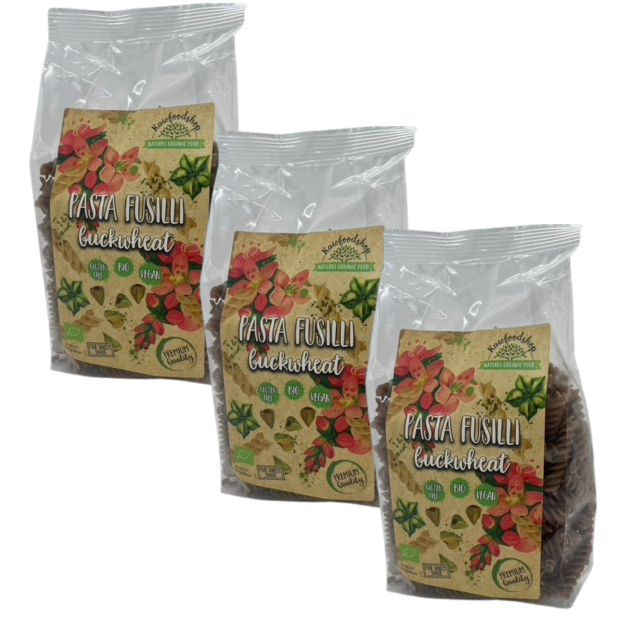 Tattaripasta Fusilli LUOMU 250g x 3 pakettia
