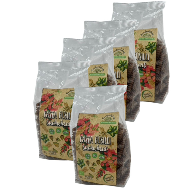 Tattaripasta Fusilli LUOMU 250g x 5 pakettia
