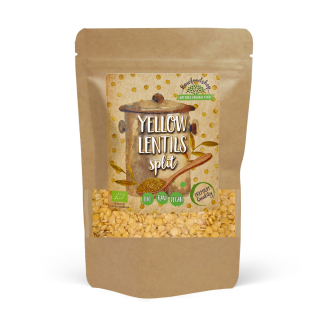 Linssit Keltaiset Halkaistut LUOMU 1kg