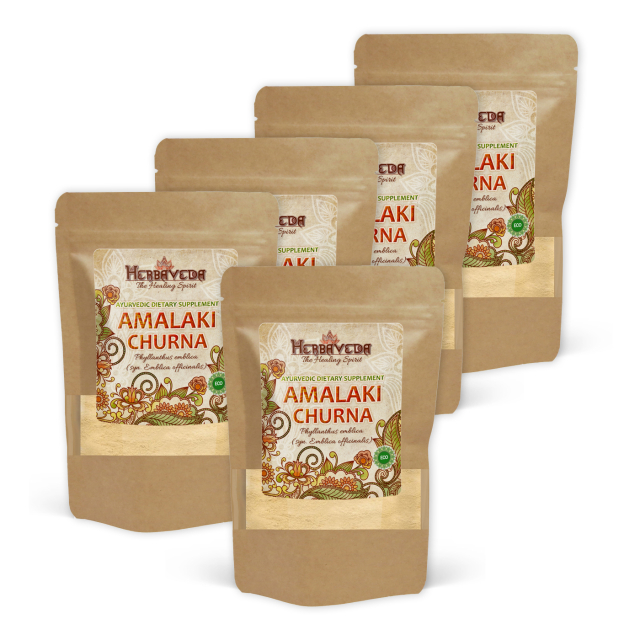 Amalaki Churna LUOMU 250g x 5 pakettia