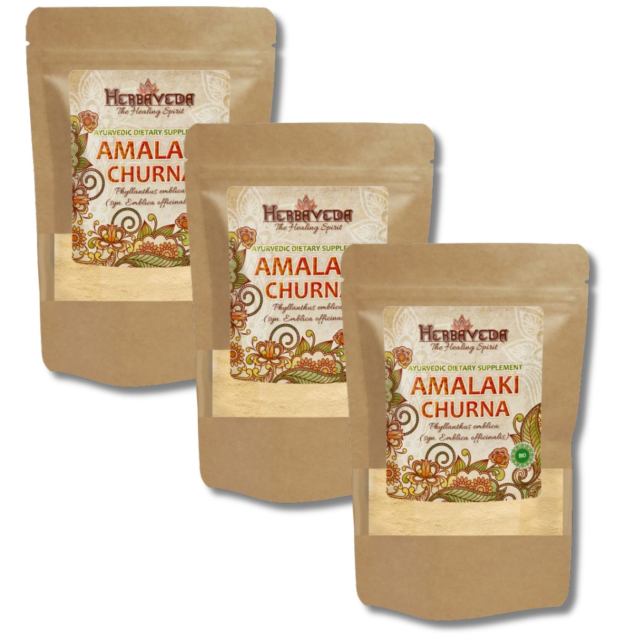 Amalaki Churna LUOMU 125g x 3 pakettia
