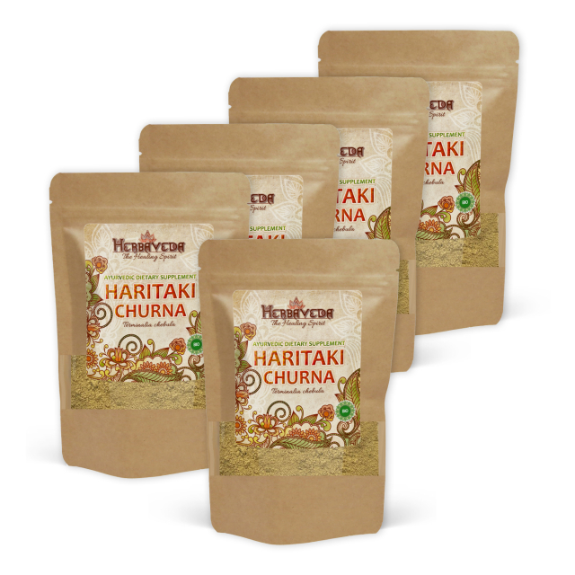 Haritaki Churna LUOMU 125g x 5 pakettia